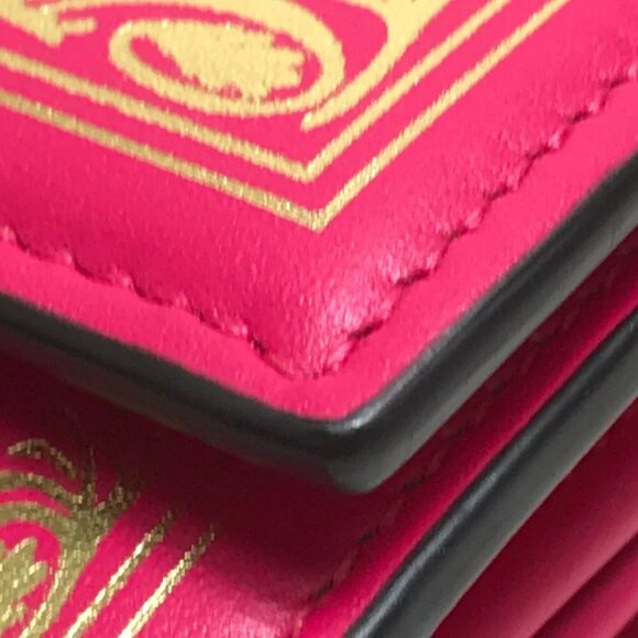 GUCCI WOC Pochette Wallet Shoulder Bag Pink Leather - Picture 5 of 13